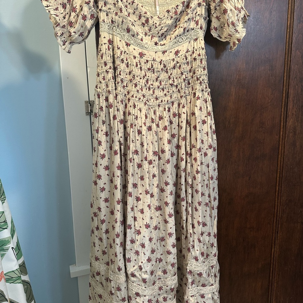 Floral Cream Dress